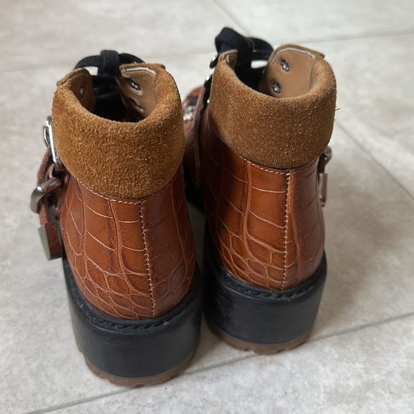 Barbara Bui tan leather hiking boot 36 - Picture 4 of 9